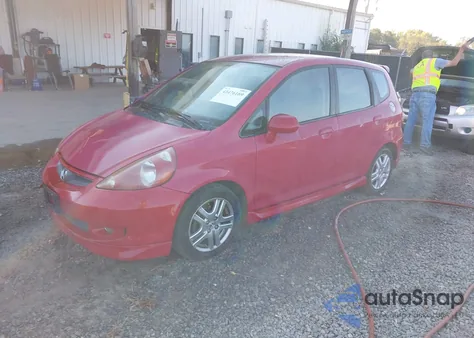 2007 Honda Fit Sport из США, поврежденный, VIN JHMGD38667S013068